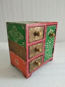 Jewellery Box with Drawer and Painting