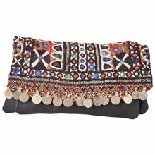 COIN BEADED WOMEN CLUTCH