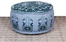Embroidered Pouff Cover