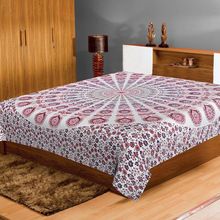 printed mandala cotton bedsheet