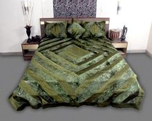 satin silk bed cover