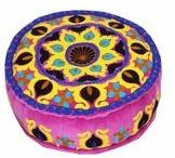 Velvet Pouf