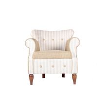 Velvet Solid Wood Arm Chair