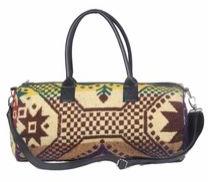 Vintage Patchwork Travel Duffel Bag
