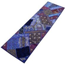 Hippie embroidered patchwork ethnic wall hanging indian beaded