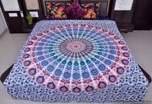 White Mandala Duvet Covers Throw Quilt