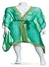 Emerald sheer Beach Kaftan