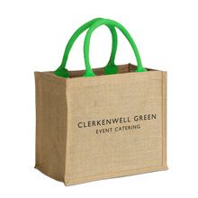 FASHIONABLE JUTE TOTE BAG