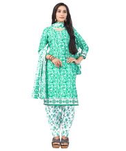 Casual Wear Cotton Unstitched Printed Salwar Kameez