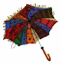 Hand-Embroidered Designer Colorful Umbrella