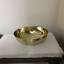 Brass Plated Stainless Steel Wash Basin