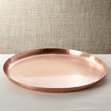 Copper Plated Stainless Steel Serving Tray