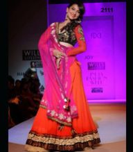 Pink Viscose Lehenga