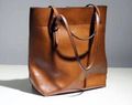 Shoulder Leather Tote Bag