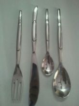 Aluminum polished Cute cutlery set