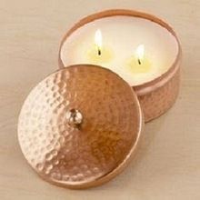 Copper Candle Container