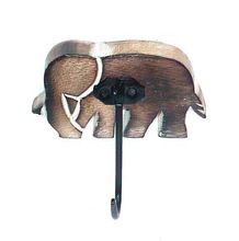Decorative Elephant wood hooks