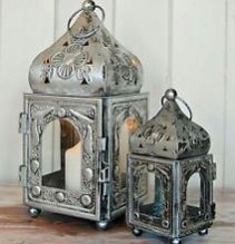 Fashion floor standing antique metal lantern