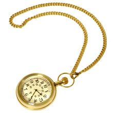 Gold plated Pocket watch with chain