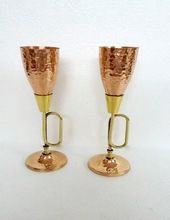 HAND CRAFTED HAMMERED WINE GOBLET CUP