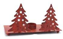 Metal Christmas tree Tea light candle holder