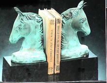 Metal table top Book ends