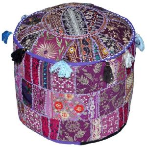 Patchwork Poufs Ottomans