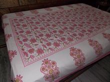 block printed cotton bedspread