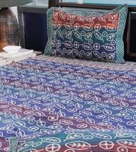 Colorful circle printed Polar Fleece for Bed Sheet