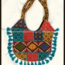 COTTON PATCHWORK TRIBAL SLING BAG