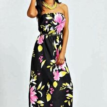 Large Floral Maxi Dress