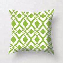 Lime Green Printed Couch Cover