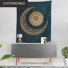 Moon Sun Decorative Universe Mandala Tapestry