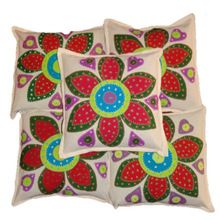 Patchwork Ethnic Floor Sofa Cushion