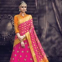 Kashmeera Viraasat Banarasi Silk Unstitched Party Wear Lehenga