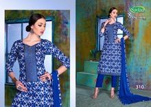 Sadaa Pancchi Cotton Embroidery Salwar Kameez