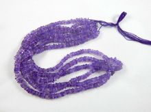 Natural Amethyst Heishi spacer Beads