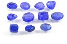 Natural Royal Blue Tanzanite faceted gemstone