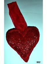 Glass Beads Heart Ornaments