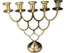 gold taper candle holders