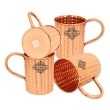 copper beer mug set