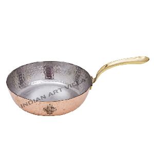 copper hammered sauce pan