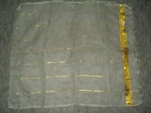 jaki gold fabric scarf