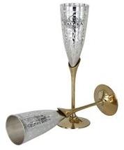 Drinkware Silver Plated Champagne Glass