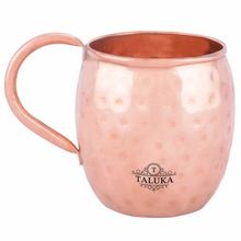 red copper beer mug