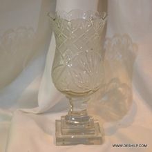 Glass Hurricane Lamp