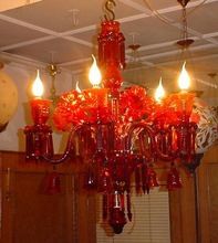 Small glass chandeliers