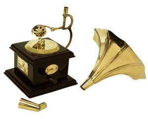 Brass Gramophone