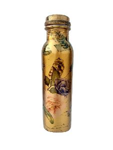 Colourful Printed Copper Water Bottle