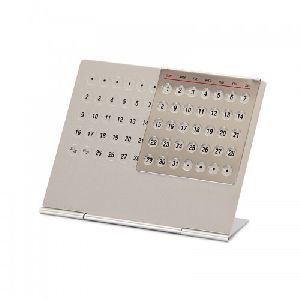 Desk Organiser Metal Watch Calendar